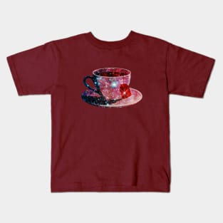 Stars in my tea - red Kids T-Shirt